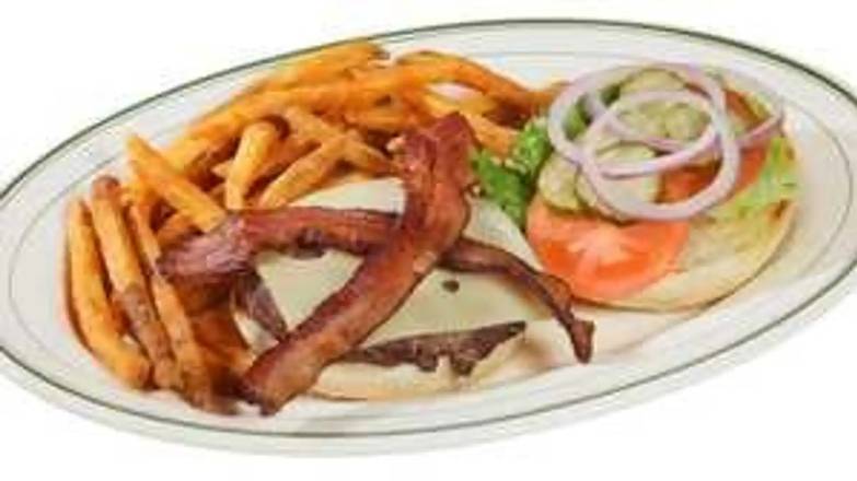 Order The Axe Burger food online from Lumberjacks store, Petaluma on bringmethat.com