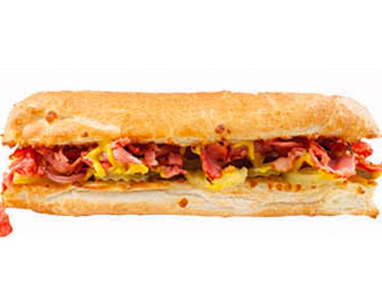 Order Pastrami Sandwich food online from Super Pizza Veloz store, South El Monte on bringmethat.com