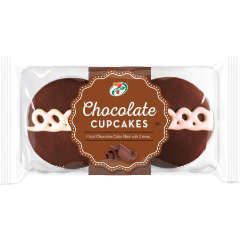 Order 7-Select Chocolate Cupcakes 2 Count food online from 7-Eleven store, Saint Petersburg on bringmethat.com