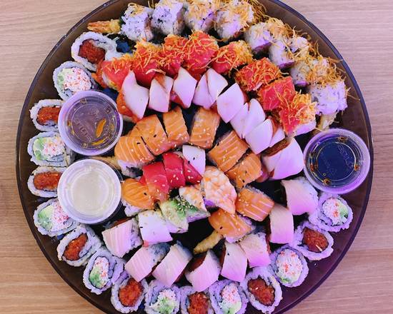 Order Roll Platter food online from Las Vegas Sushi store, Fort Lee on bringmethat.com