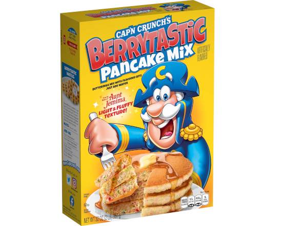 Order Cap'n Crunch's Berrytastic Pancake Mix 32 Oz food online from Fresko Market store, Miami on bringmethat.com
