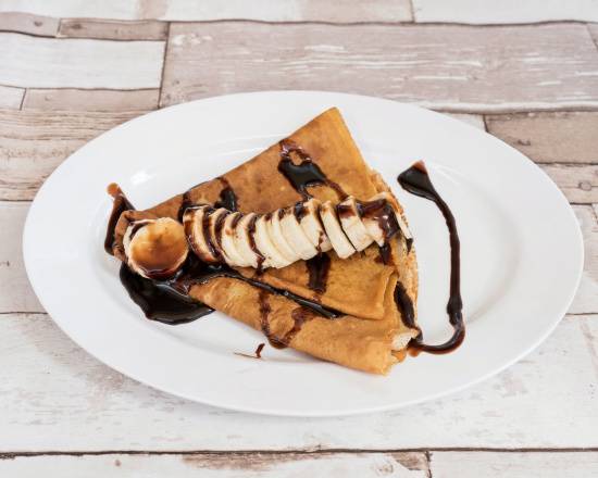 Crêpe au chocolat noir