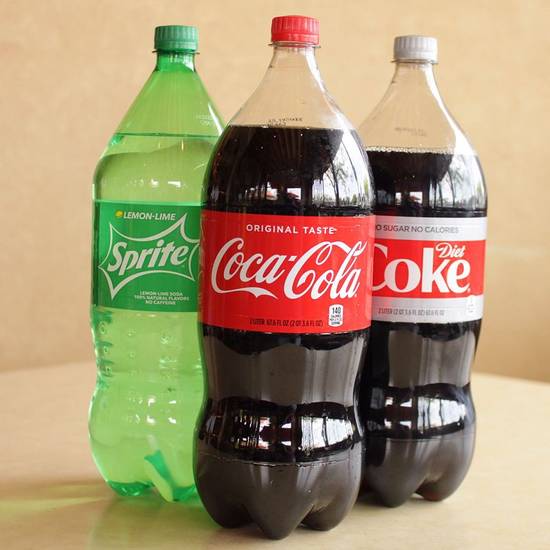 Order Two-Liter Bottled Soda food online from La Piazza store, Merrick on bringmethat.com
