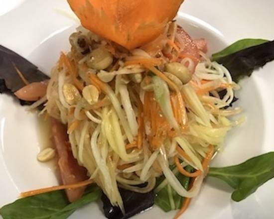 Order Som Tum Thai ( Thai Papaya Salad ) food online from Thai Place Restaurant store, Winter Park on bringmethat.com