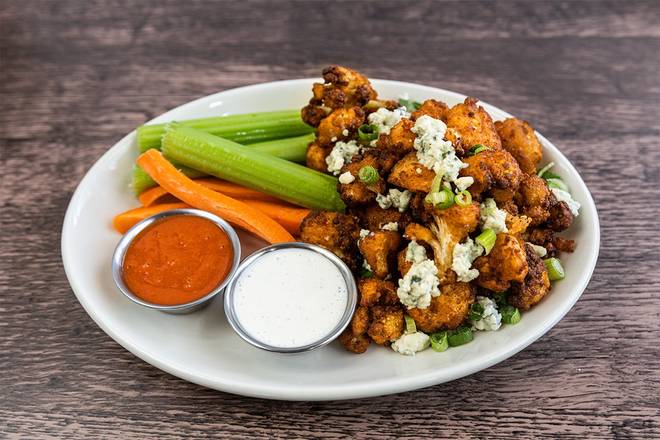 Order Crispy Buffalo Cauliflower food online from Wood Ranch BBQ & Grill store, Moorpark on bringmethat.com