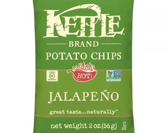 Order Kettle Jalapeno Potato Chips - 2oz food online from Trumbull Super Stop store, Trumbull on bringmethat.com