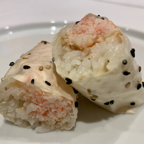Order Baked Crab Hand Roll food online from Katsu-ya store, Studio City on bringmethat.com