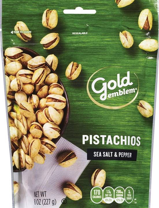 Order Gold Emblem Salt & Pepper Natural Pistachios food online from Cvs store, LINCOLN on bringmethat.com