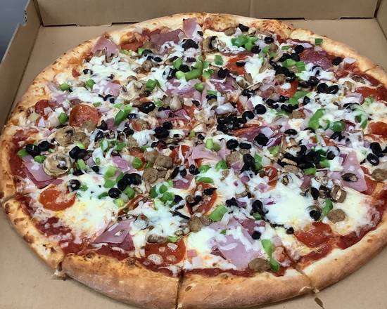 Order Works Pizza food online from Philly Grill store, San Diego on bringmethat.com