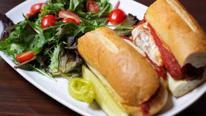 Order Meatball Parmesan food online from Barra Rossa – Philadelphia fka Stella Rossa store, Philadelphia on bringmethat.com