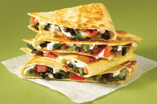 Order The Savage Garden Quesadilla (v) food online from Savage Burrito store, Brookfield on bringmethat.com