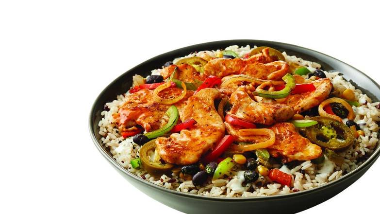 Order Southwestern Rice & Grain Bowl (Grilled Chicken) food online from Dangelo Grilled Sandwiches store, Auburn on bringmethat.com