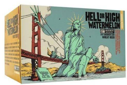 Order 21st Amendment Hell or High Watermelon 6p cans food online from Silver Liquor Market store, Los Angeles on bringmethat.com
