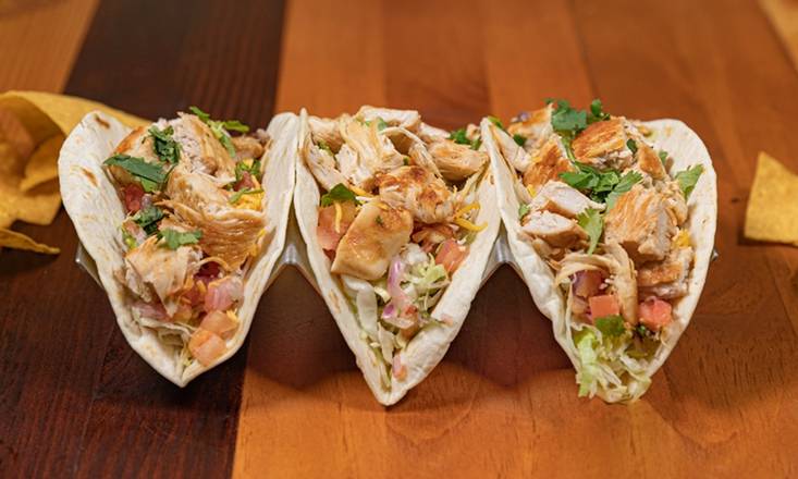 Order Chicken Taco Platter (Chips Included) food online from Xochimex Cantina Grill store, Miami on bringmethat.com