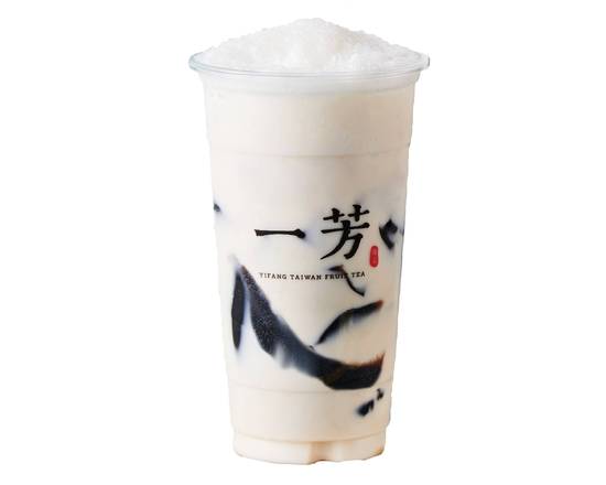 Order Grass Jelly Almond Latte food online from Yifang Taiwan Fruit Tea store, SF on bringmethat.com