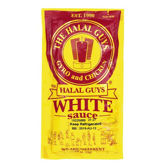 Order White Sauce Packet To-Go food online from The Halal Guys store, Long Beach on bringmethat.com