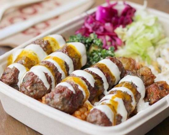 Order Beef Koobideh food online from Soom Soom Fresh Mediterranean store, Los Angeles on bringmethat.com