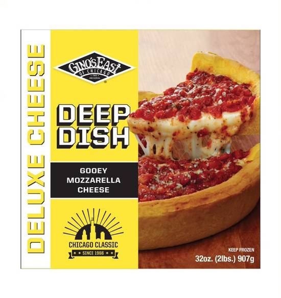 Order Gino's East Cheese Deep Dish Pizza 9-Inch food online from Everyday Needs by Gopuff store, Melrose Park on bringmethat.com