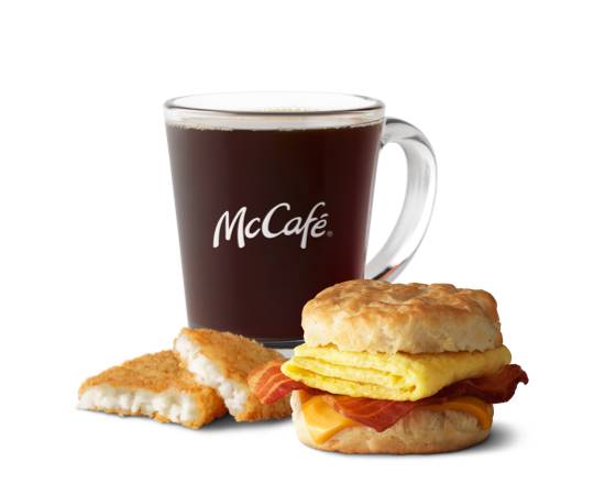Order Bacon Egg Cheese Biscuit Meal food online from Mcdonald® store, Lakewood on bringmethat.com