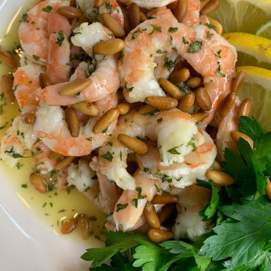 Order  Shrimp Salad with Parsley & Toasted Almond      (2 Net Carbs) GF food online from Ketoeat store, Dallas on bringmethat.com
