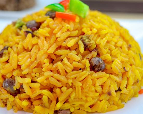 Order Rice with pigeons (Arroz con guandules) food online from Chimiking Restaurant store, Orlando on bringmethat.com