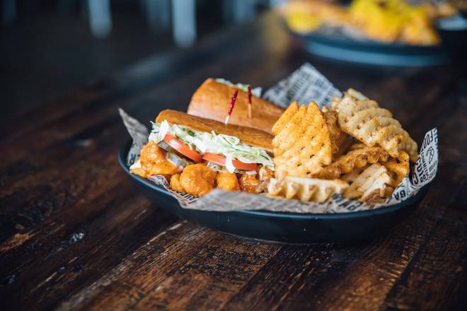 Order Boom Boom Shrimp Poboy food online from Walk-On Sports Bistreaux store, Tallahassee on bringmethat.com