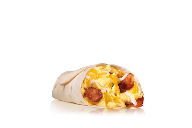 Order Bacon, Egg, and Cheese Burrito food online from Carl Jr. store, Vacaville on bringmethat.com