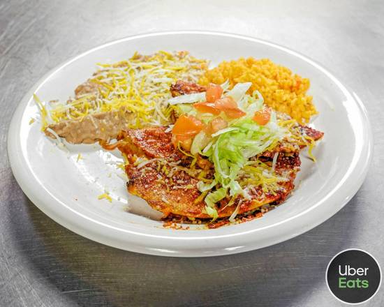 Order Combo #4 -  Enchilada Plate food online from Tamales Moreno store, Lakewood on bringmethat.com