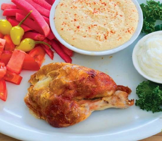 Order Quarter chicken special (2 Plates) food online from Zest Grill House store, Sun Valley on bringmethat.com