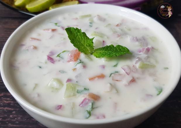 Order Raita (5.5oz) food online from Namaste Indian Cuisine store, Portland on bringmethat.com