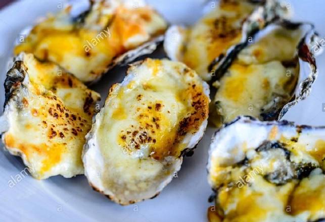 Order Baked Oysters food online from Parc Oasis store, New York on bringmethat.com