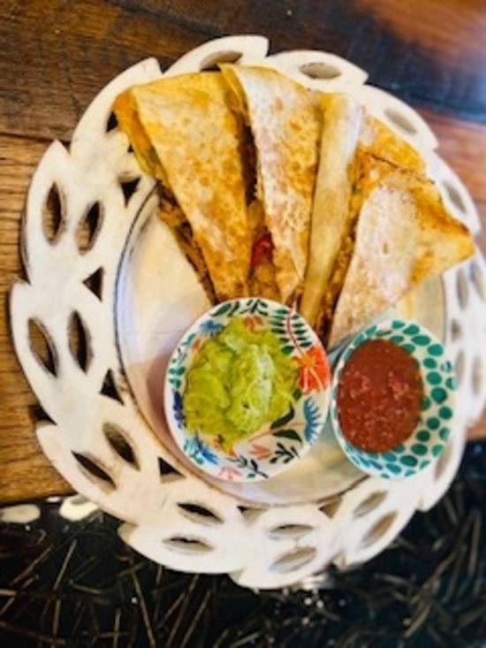Order Super Quesadilla food online from El Jefe's Taqueria store, STATE COLLEGE on bringmethat.com