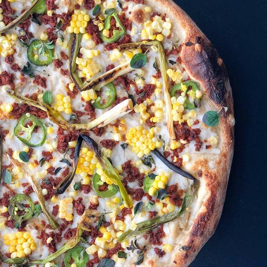 Order La Chingona (V) food online from Lucky You - Plant Based Pizza store, Los Angeles on bringmethat.com