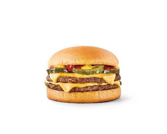 Order Quarter Pound Double Cheeseburger food online from Sonic - Bill Foster Memorial store, Cabot on bringmethat.com