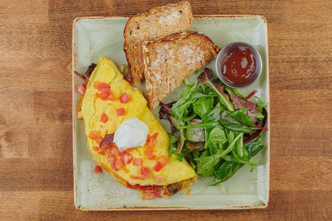 Order The Works Omelet food online from First Watch store, Bradenton on bringmethat.com