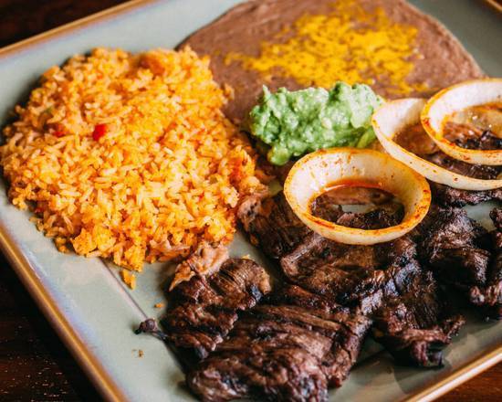 Order Carne Asada food online from La Palmera store, seattle on bringmethat.com