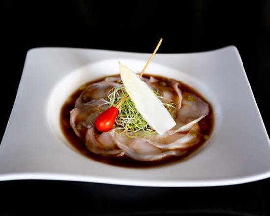 Order Sizzling Halibut Sashimi food online from Koi store, Los Angeles on bringmethat.com