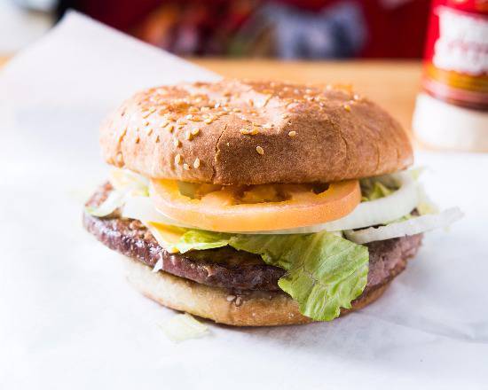 Order Cheese Burger Sandwich food online from Shah's Halal Food store, New Hyde Park on bringmethat.com