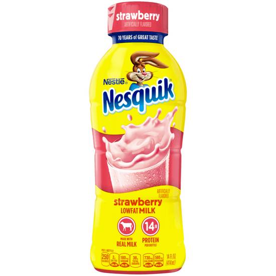 Order Nesquik Strawberry Milk food online from Jannys store, Irvine on bringmethat.com