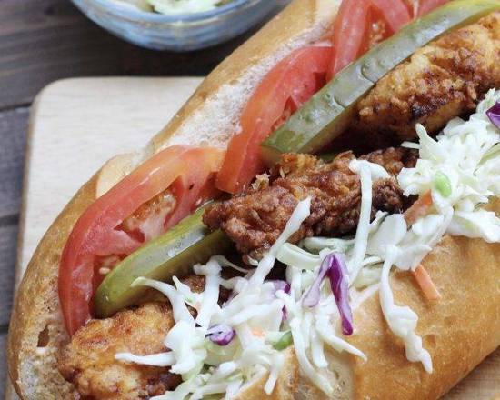 Order Chicken Po Boys food online from Dancing Crab Cajun Seafood Express store, Memphis on bringmethat.com