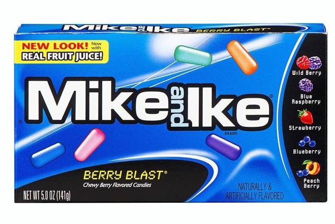 Order Mike and Ike® Berry Blast® Chewy Berry Flavored Candies 5 oz. Box food online from Trumbull Super Stop store, Trumbull on bringmethat.com