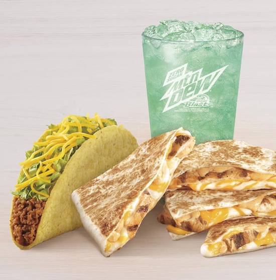 Order Quesadilla Combo food online from Taco Bell store, Greenville on bringmethat.com