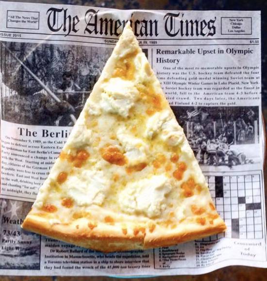 Order The Bianca Slice food online from Biggie's Pizza store, Jacksonville Beach on bringmethat.com