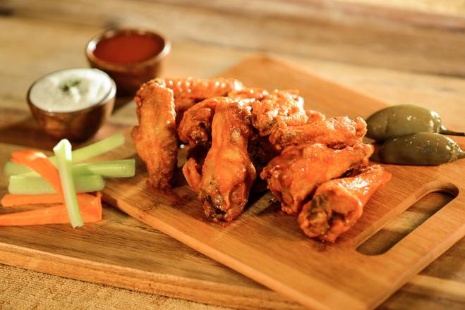 Order Small - 12 pcs (Bone-In) food online from Hot Wings Cafe store, Sherman Oaks on bringmethat.com