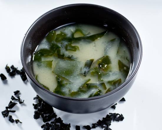 Order Miso Soup food online from Akashi Japanese Restaurant store, Miami on bringmethat.com