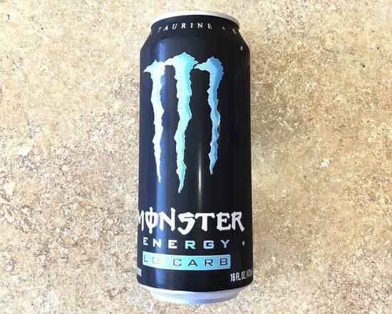 Order Monster Zero Sugar ( Blue Can) food online from Donut Tacos Palace store, Austin on bringmethat.com