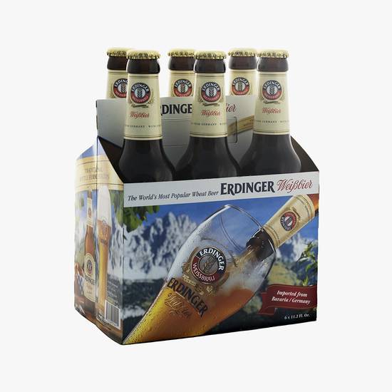 Order Erdinger Weißbier Hefe-Weizen food online from Santa Monica Liquor store, Santa Monica on bringmethat.com