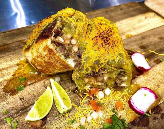 Order WET BURRITO  food online from beans and limes store, Van Nuys on bringmethat.com