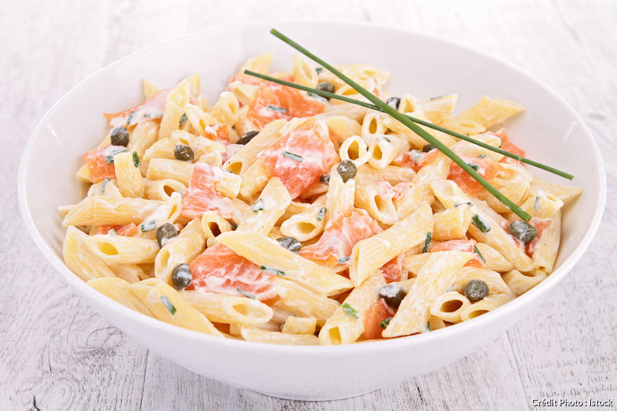Penne au saumon