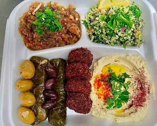 Order Vegan Plate food online from Simply Mediterranean store, Tulare on bringmethat.com